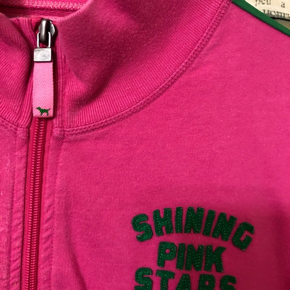Pink Victoria secret zip up sweater size medium - Picture 4 of 5